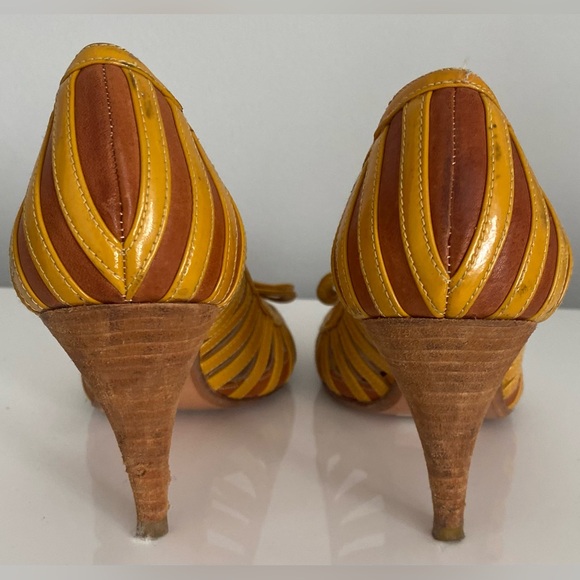 MINE DE RIEN PEEP TOE PUMPS - Picture 4 of 9